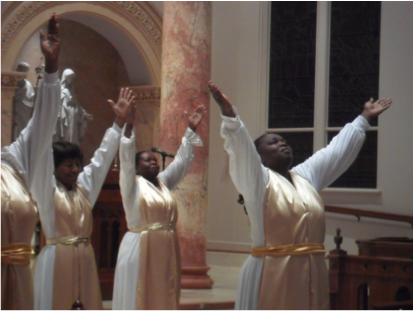 圣救赎者舞蹈者在道成肉身的圣堂分享